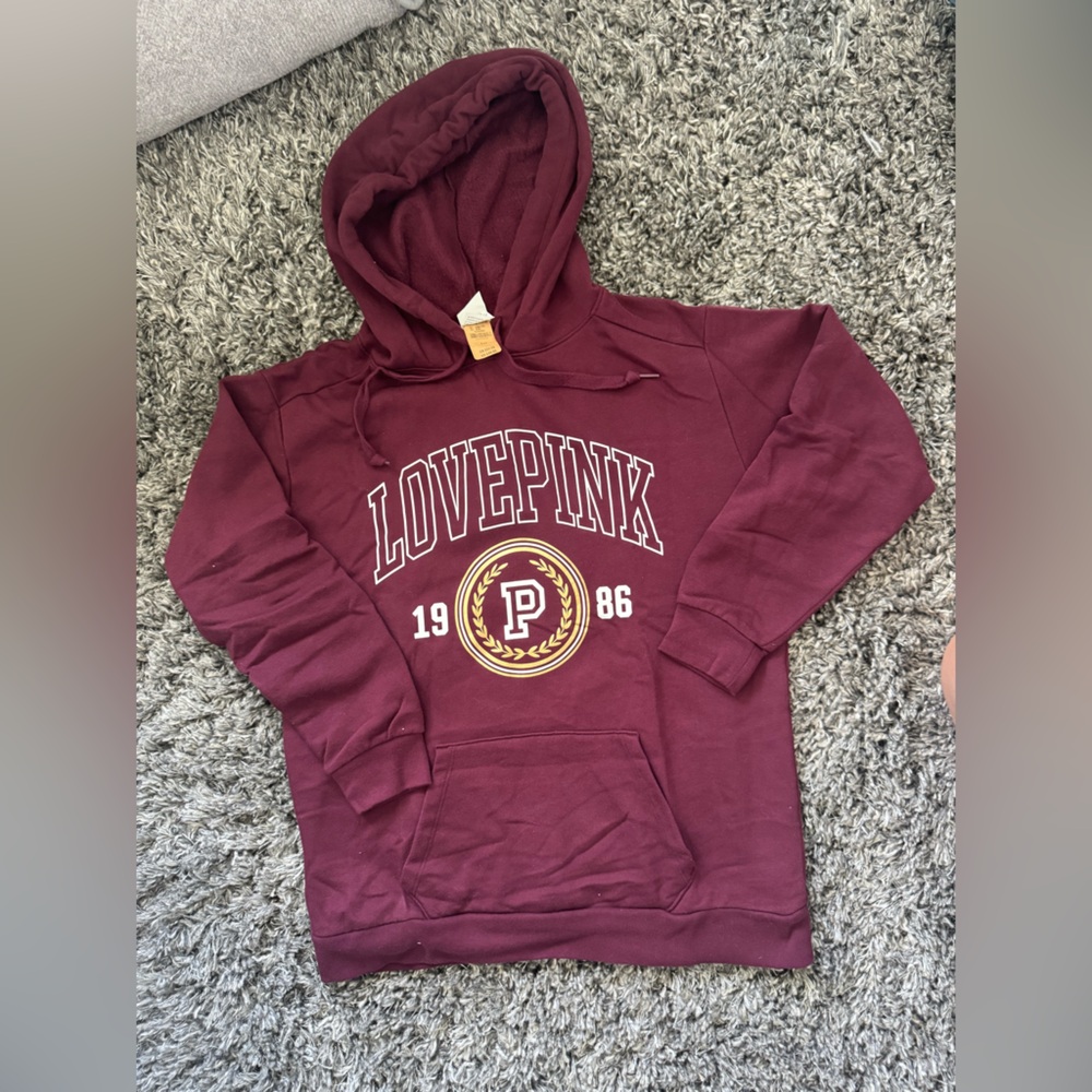 PINK Victoria's Secret Burgundy Sweatshirt